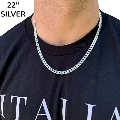 925 Sterling Silver 6mm Modern Miami Cuban Chain Necklace