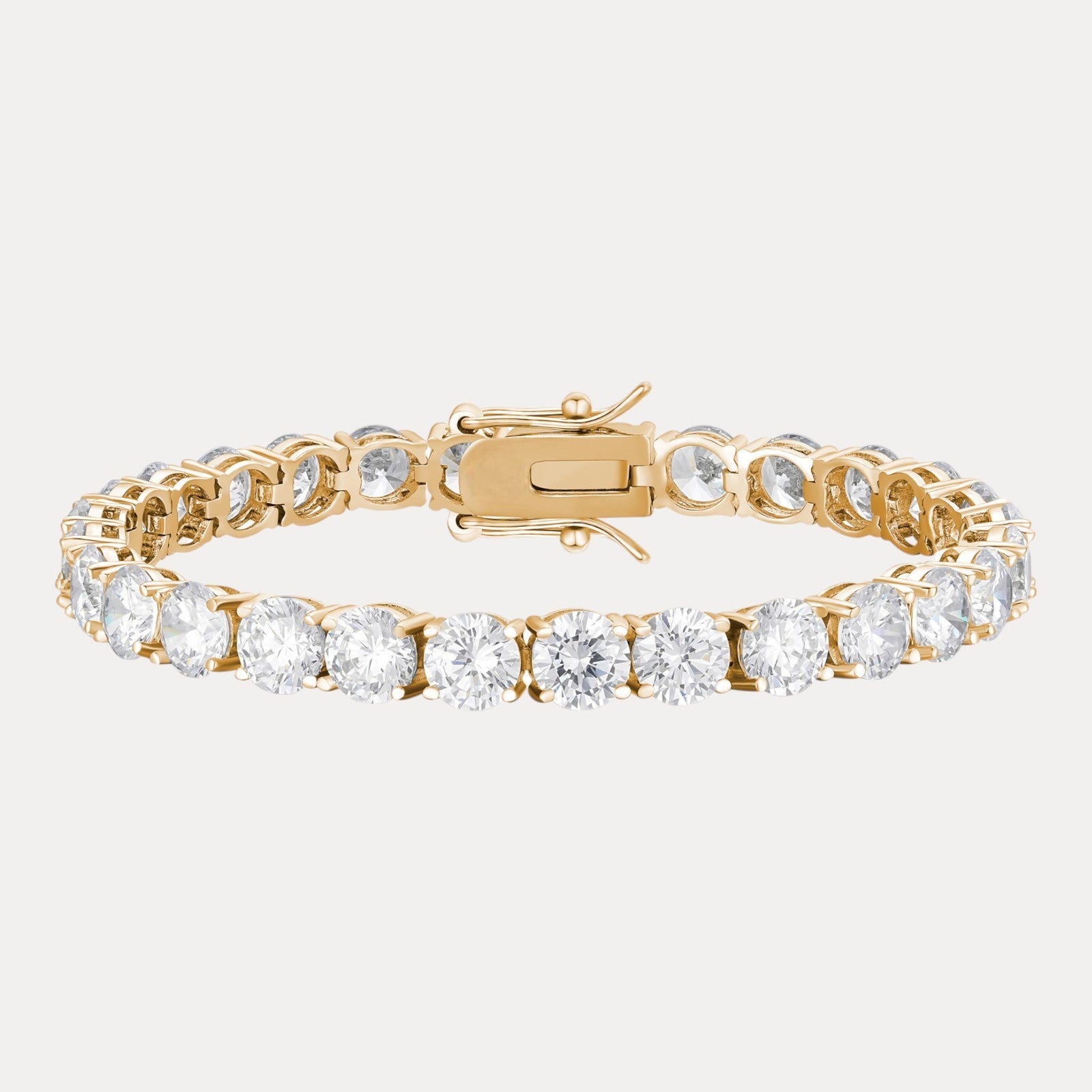 925 Sterling Silver 6mm Tennis Bracelet - CZ Or Moissanite