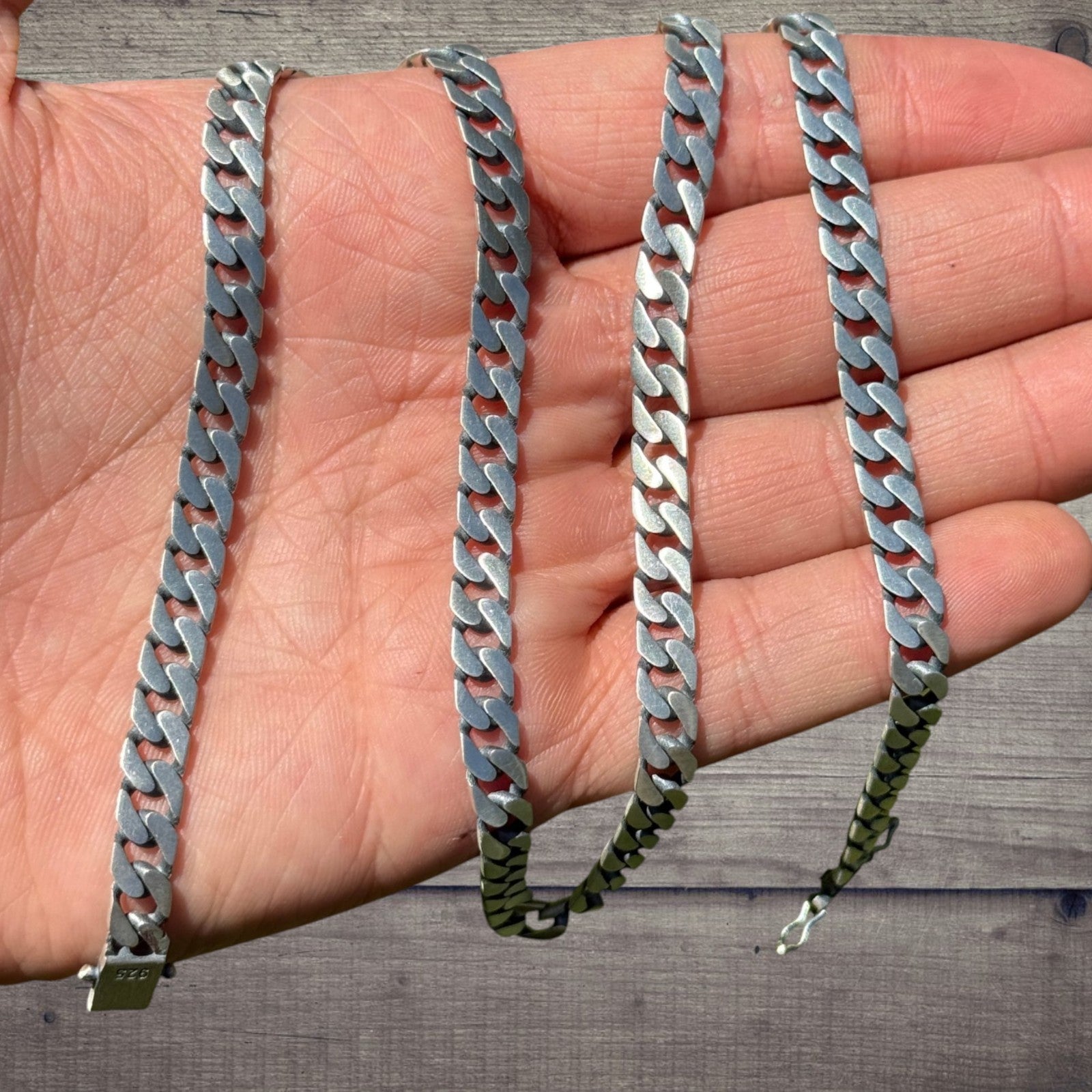 925 Sterling Silver 6mm Modern Miami Cuban Chain Necklace