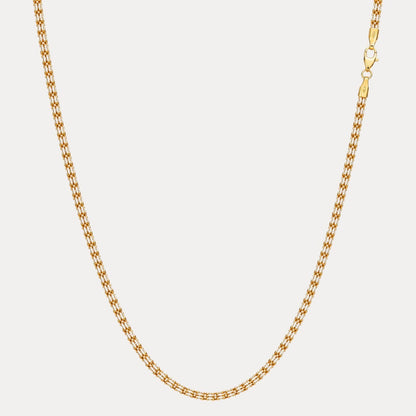 925 Sterling Silver 4-Link Ice Chain Necklace