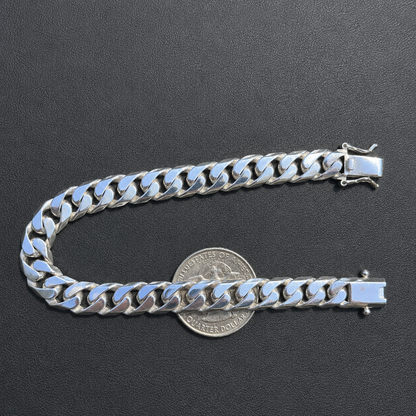 925 Sterling Silver 8mm Modern Miami Cuban Bracelet