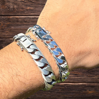 925 Sterling Silver 12mm Modern Miami Cuban Bracelet
