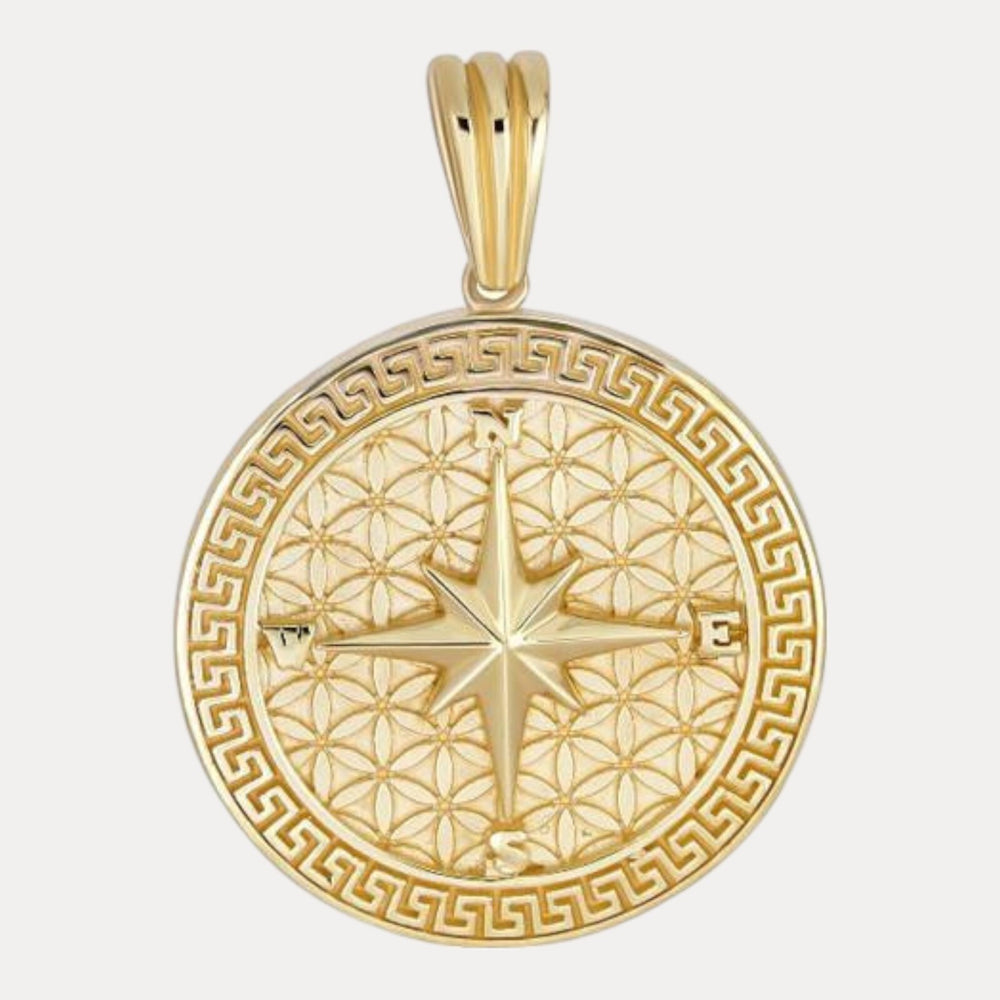 Compass Chain. Amazon 925 Sterling Silver Compass Pendant – ITALIA Chains