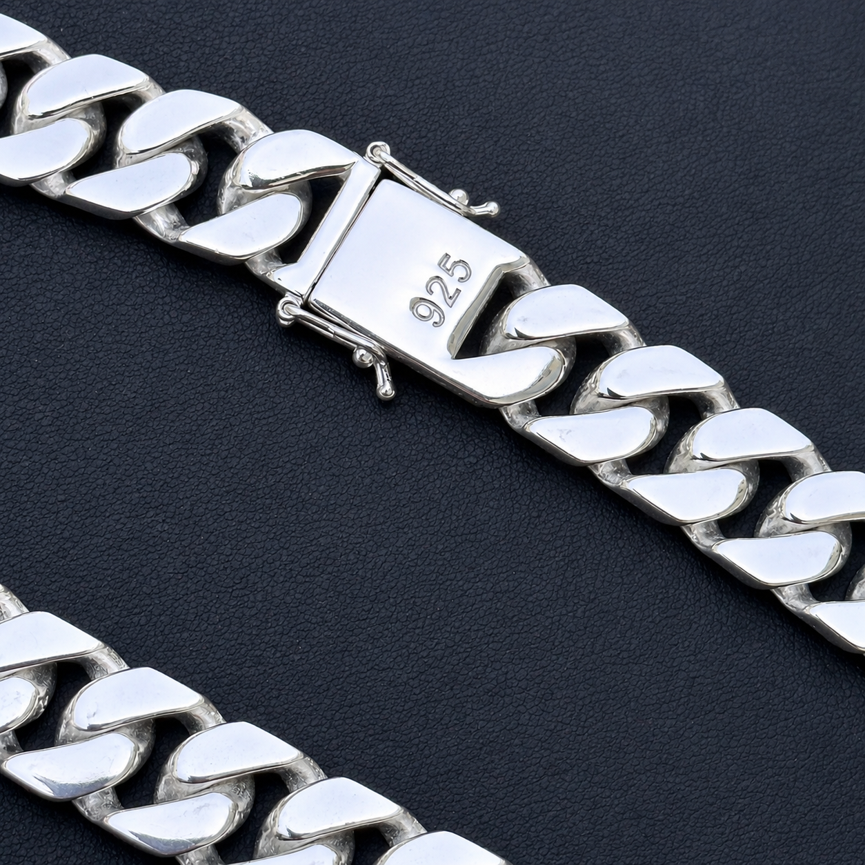 925 Sterling Silver 12mm Modern Miami Cuban Chain Necklace