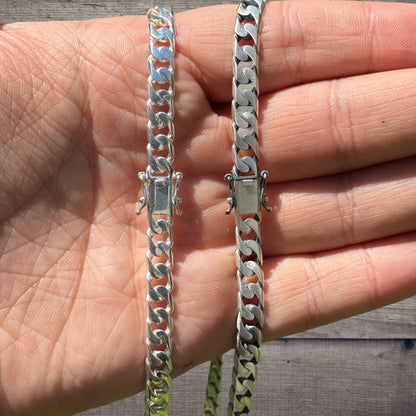 925 Sterling Silver 6mm Modern Miami Cuban Chain Necklace
