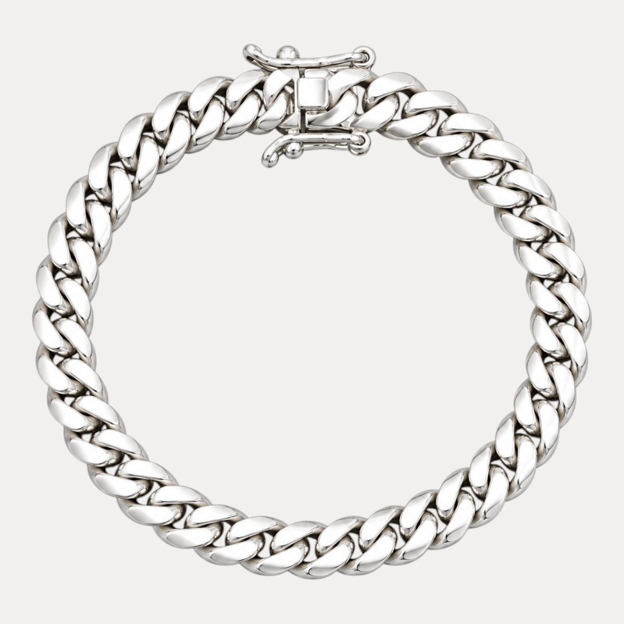 999 Fine Silver 12mm Miami Cuban Bracelet