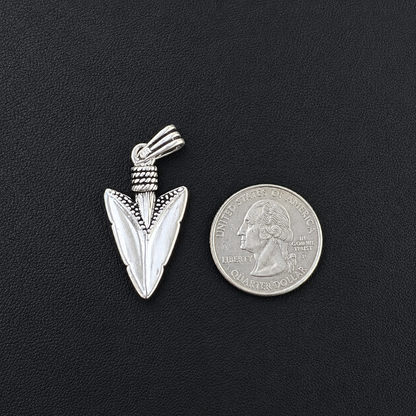 925 Sterling Silver Shark Tooth Pendant