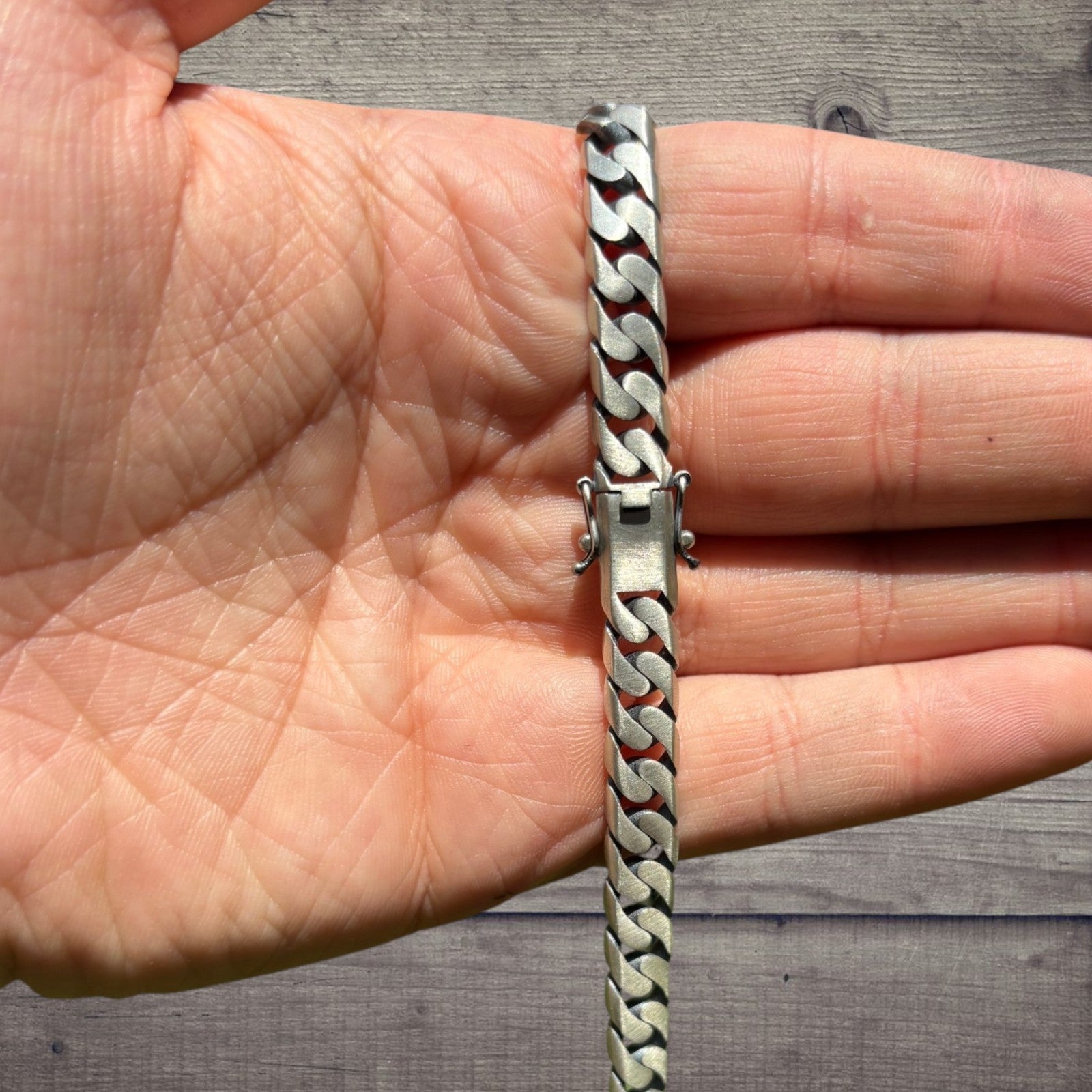 925 Sterling Silver 8mm Modern Miami Cuban Chain Necklace