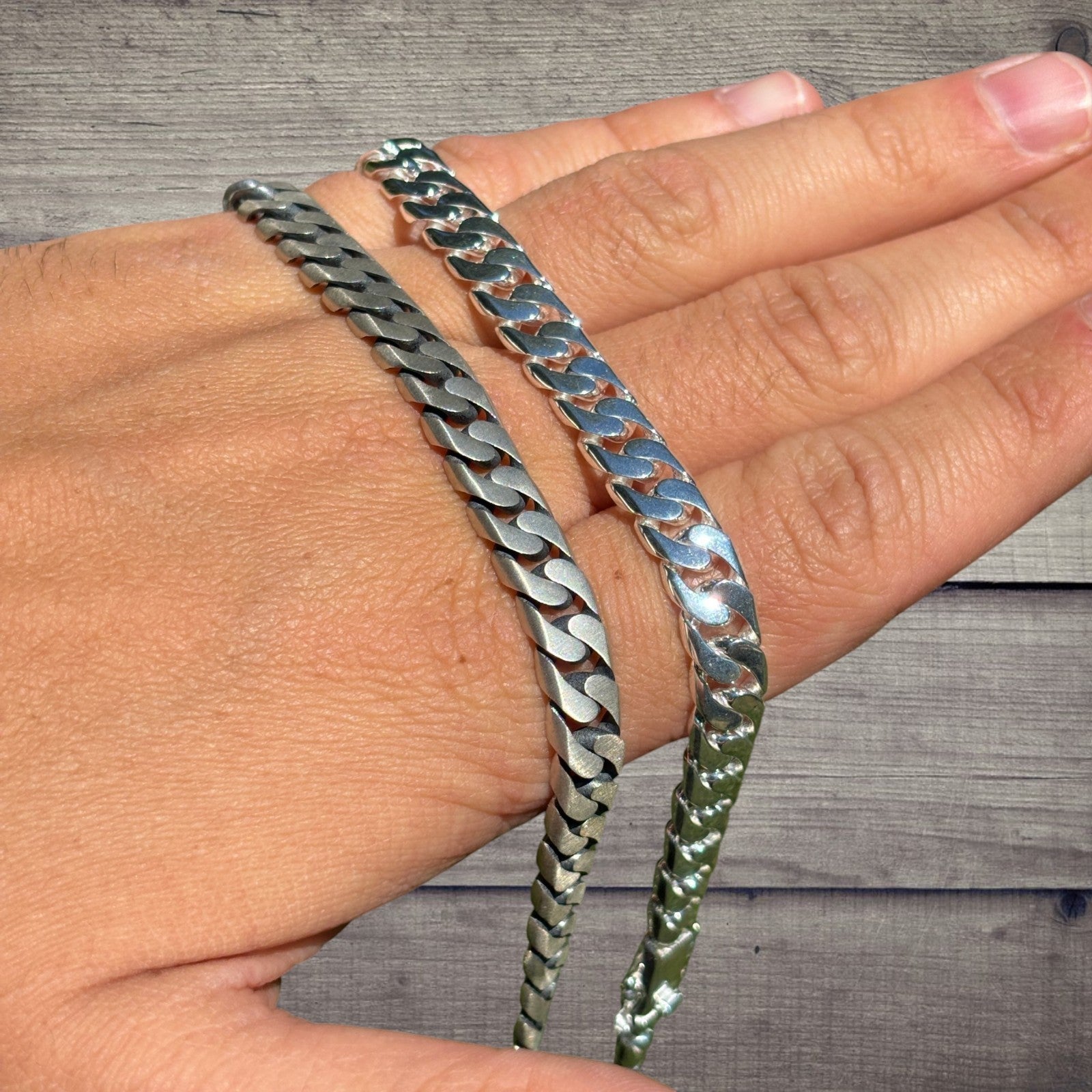 925 Sterling Silver 8mm Modern Miami Cuban Chain Necklace