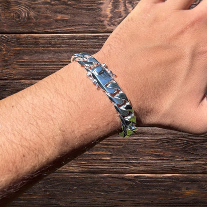 925 Sterling Silver 12mm Modern Miami Cuban Bracelet