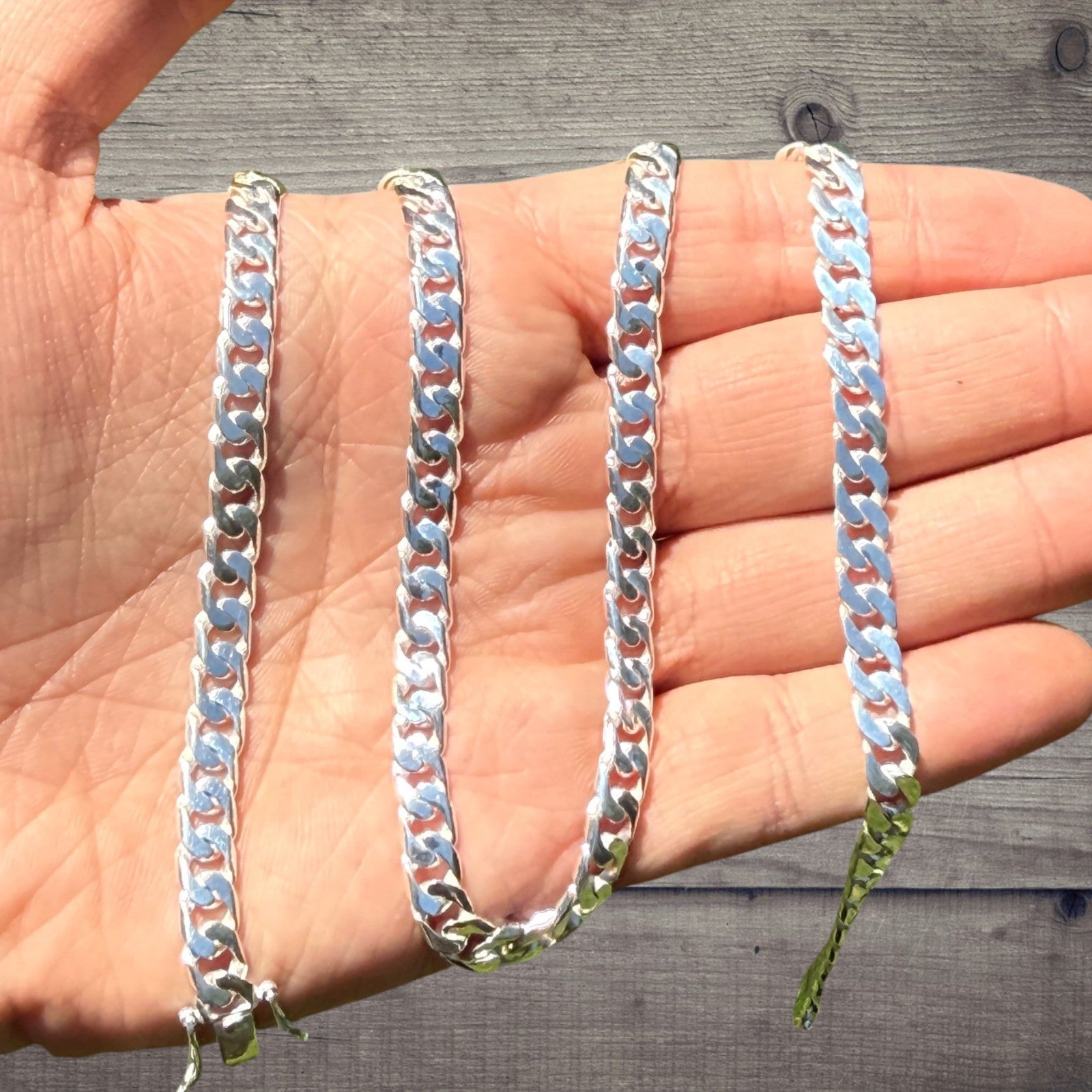 925 Sterling Silver 6mm Modern Miami Cuban Chain Necklace