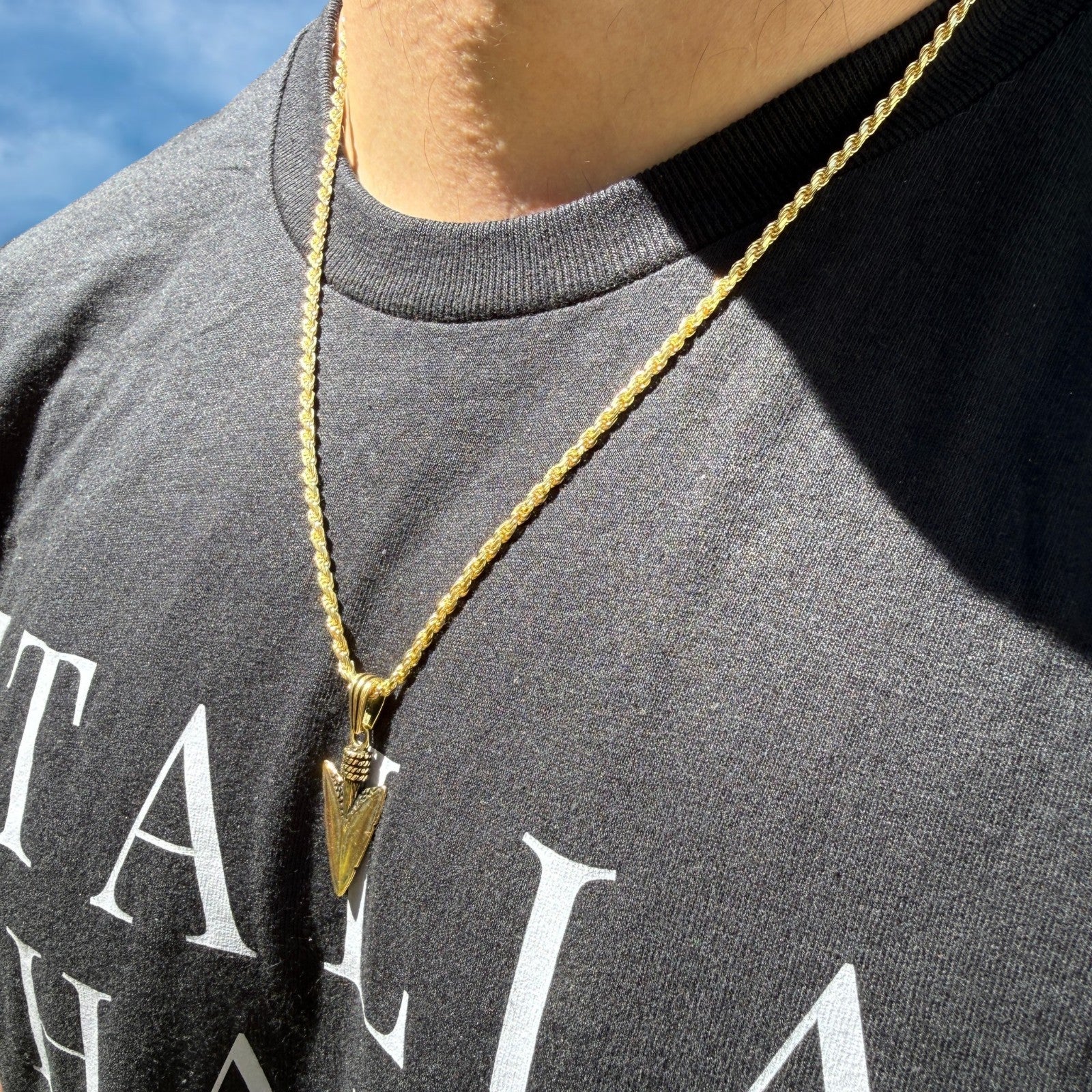 925 Sterling Silver Shark Tooth Pendant