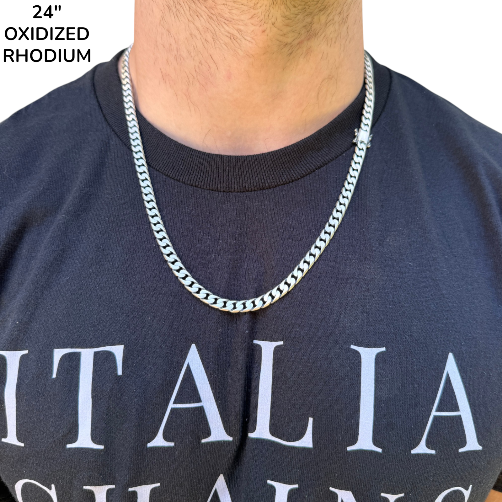 925 Sterling Silver 6mm Modern Miami Cuban Chain Necklace