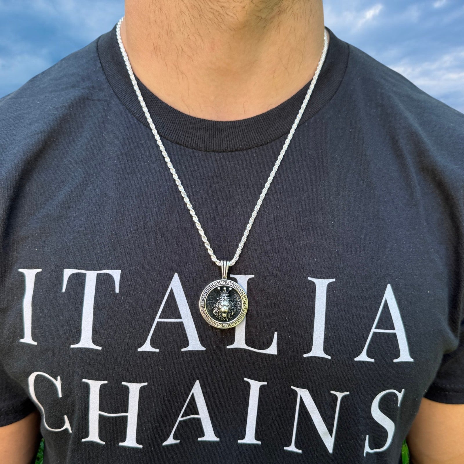 925 Sterling Silver Lion Of Judah Pendant