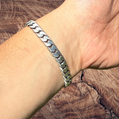 925 Sterling Silver 8mm Modern Miami Cuban Bracelet