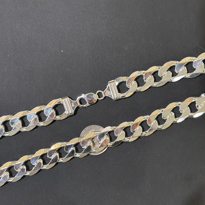 925 Sterling Silver 16mm Curb Chain Necklace
