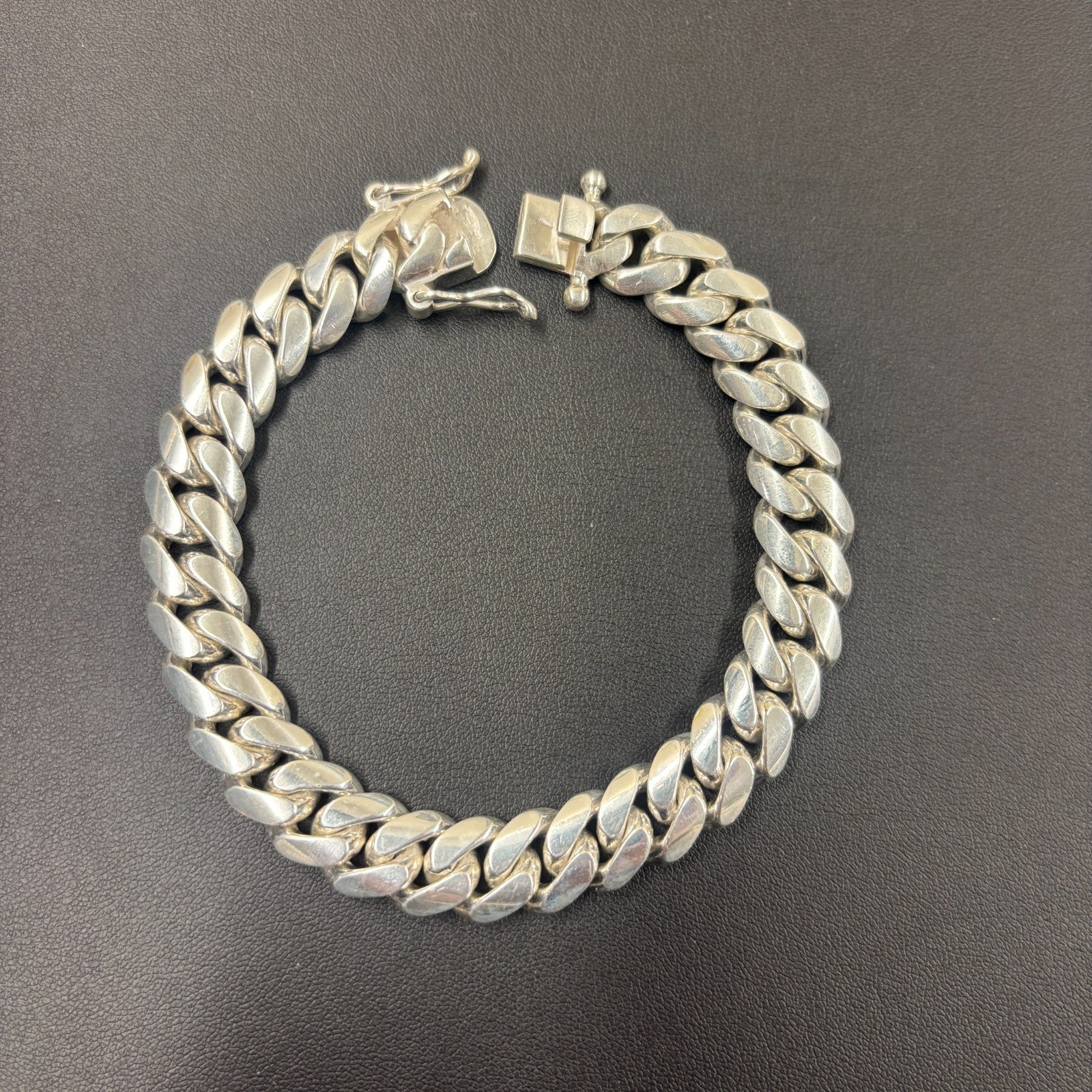 999 Fine Silver 12mm Miami Cuban Bracelet