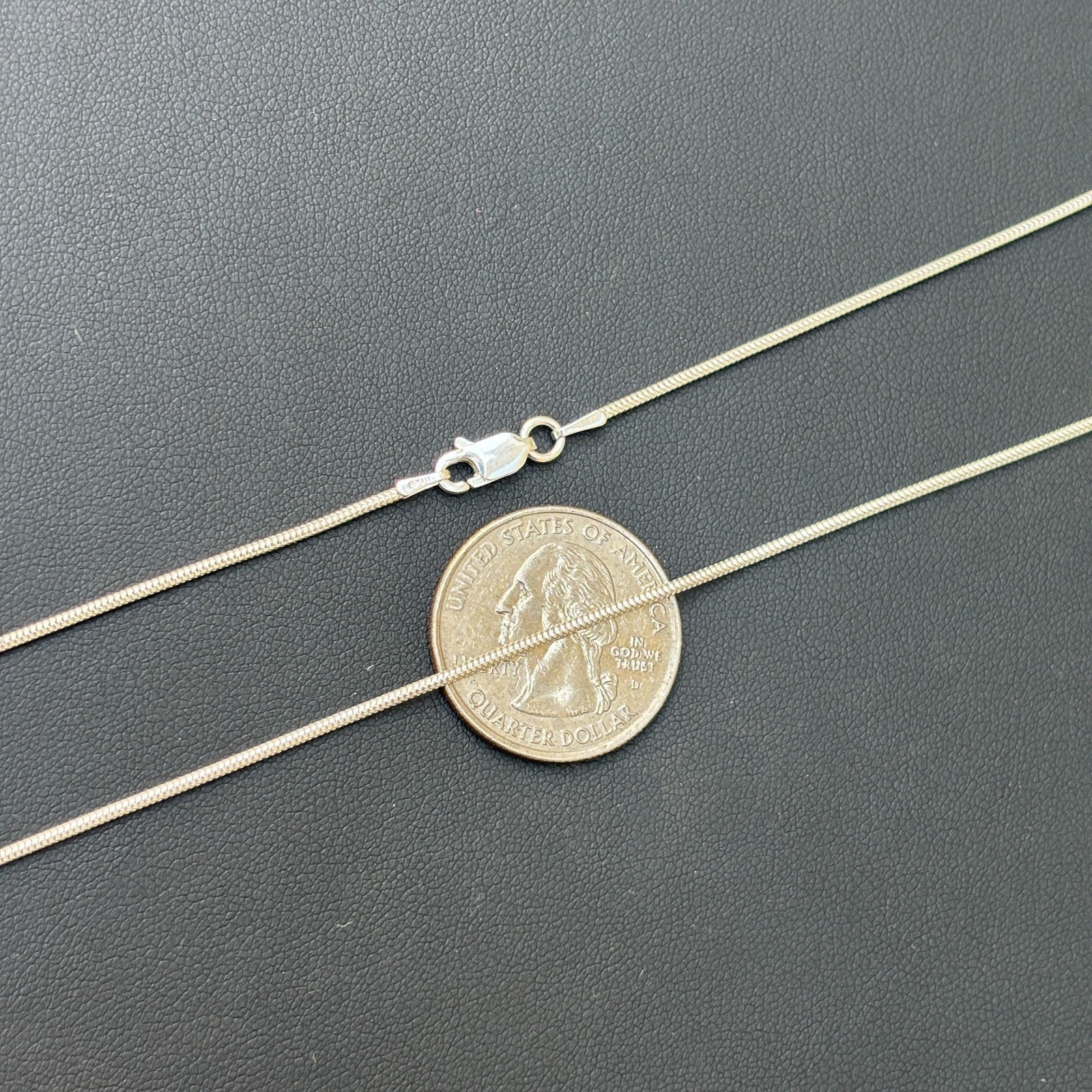 925 Sterling Silver 1.5mm Snake Chain Necklace