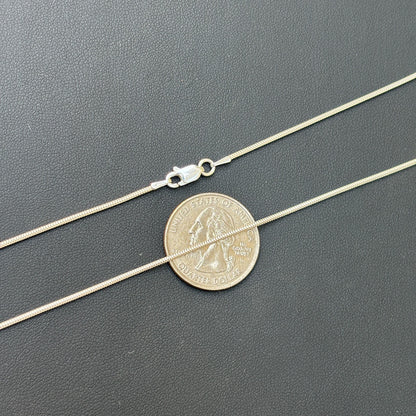 925 Sterling Silver 1.5mm Snake Chain Necklace