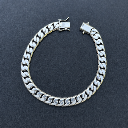 925 Sterling Silver 8mm Modern Miami Cuban Bracelet