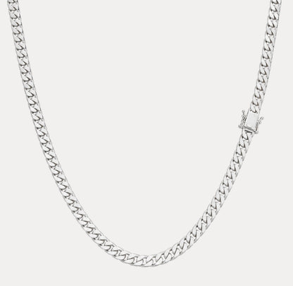 925 Sterling Silver 6mm Modern Miami Cuban Chain Necklace