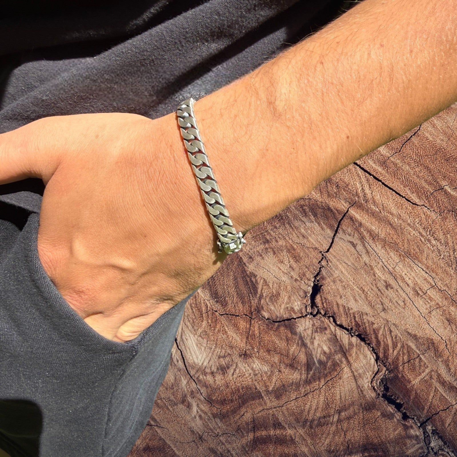 925 Sterling Silver 8mm Modern Miami Cuban Bracelet