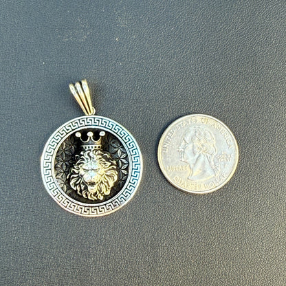 925 Sterling Silver Lion Of Judah Pendant