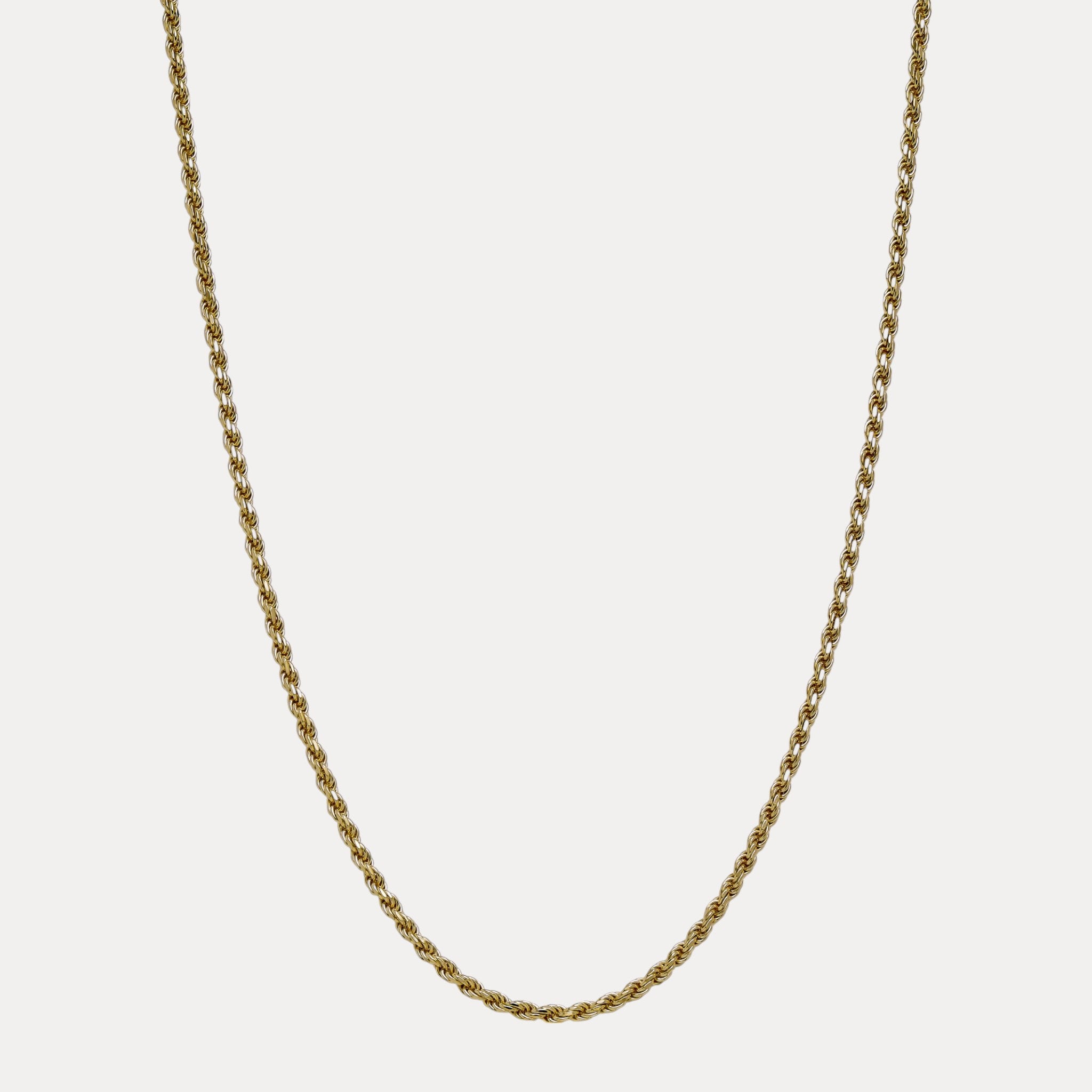 925 Sterling Silver 5mm Diamond Cut Rope Chain Necklace