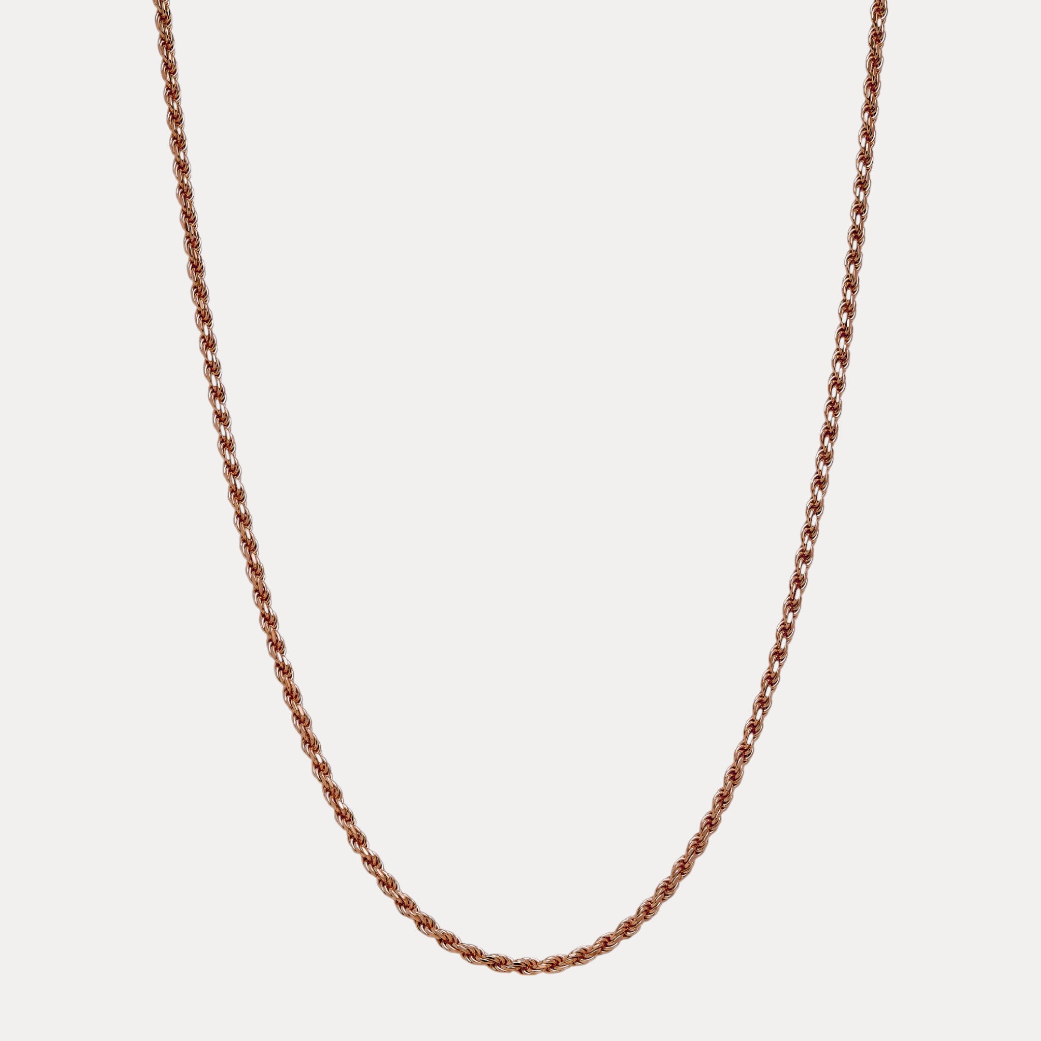 925 Sterling Silver 5mm Diamond Cut Rope Chain Necklace