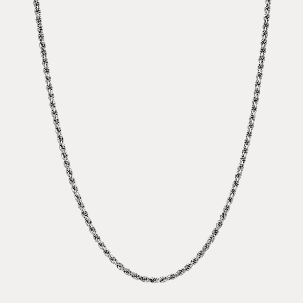 6mm Diamond Cut Rope Chain Necklace - 925 Sterling Silver – ITALIA Chains