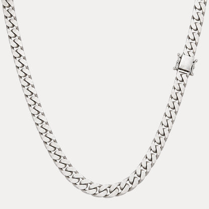 925 Sterling Silver 8mm Modern Miami Cuban Chain Necklace