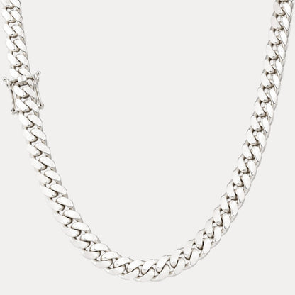 999 Fine Silver 14mm Miami Cuban Chain Necklace