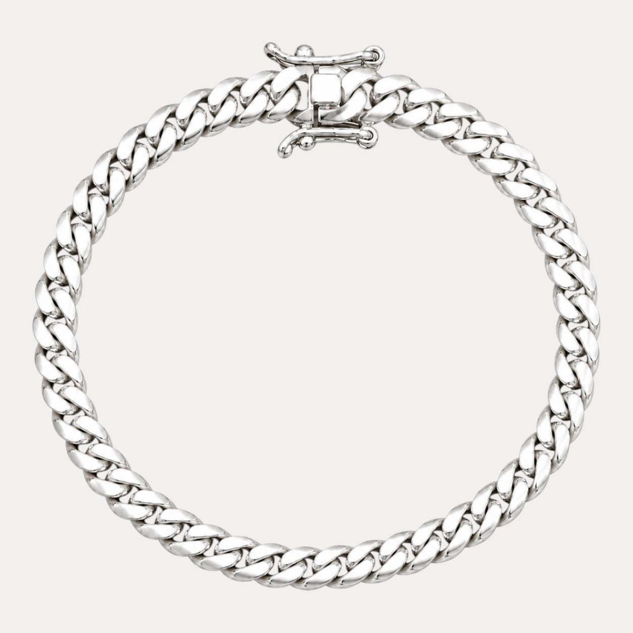 999 Fine Silver 10mm Miami Cuban Bracelet