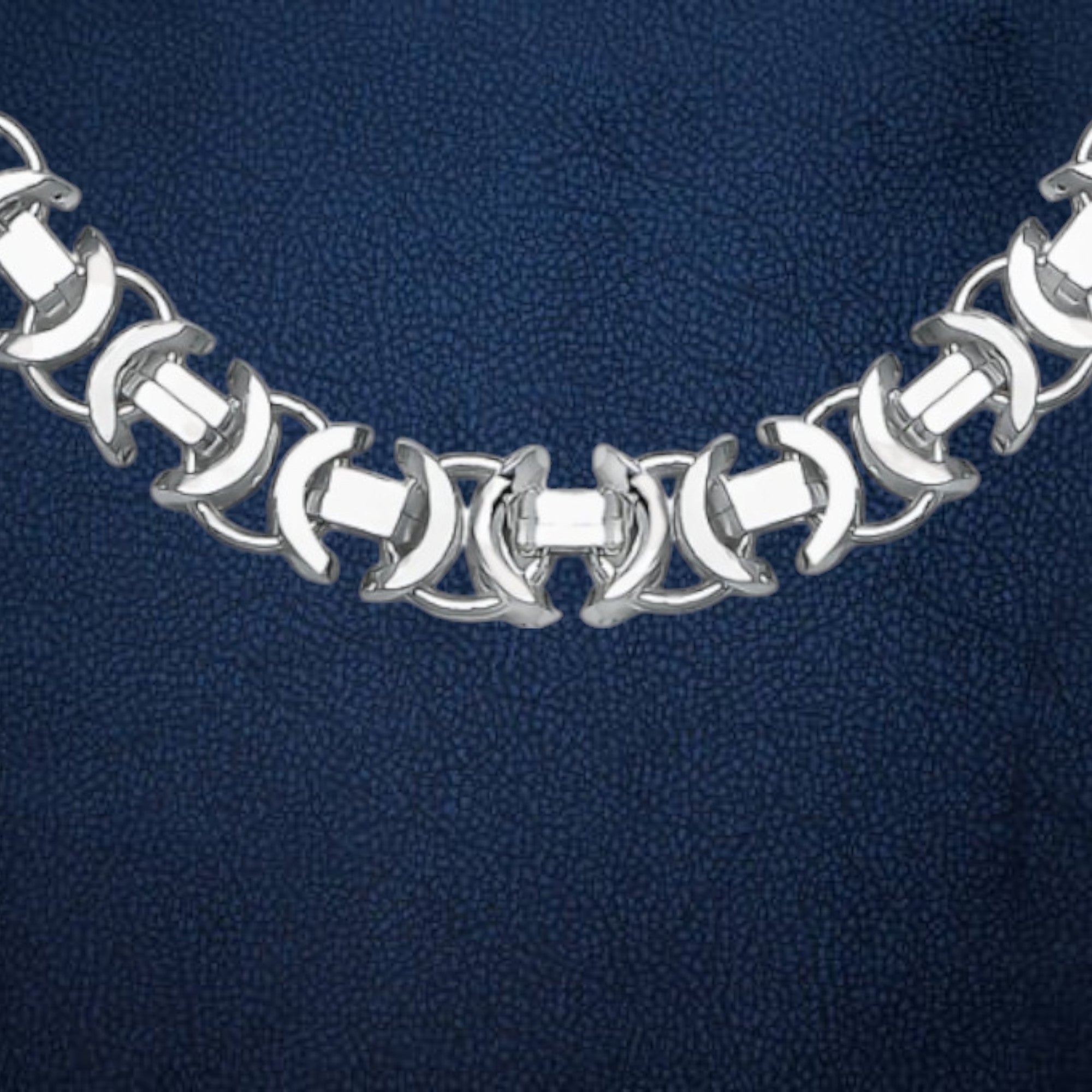 Silver Byzantine Chains: Elegant 925 Sterling Silver Byzantine