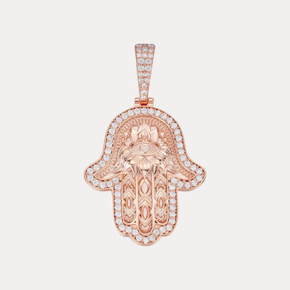 Grand pendentif en argent sterling main de Fatima Hamsa | Tendances bijoux - France Grand pendentif en argent sterling main de Fatima Hamsa | Tendances bijoux - France