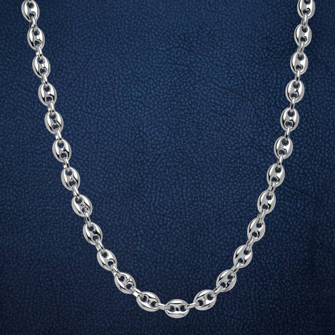 Silver Puffed Gucci Link Chain - Sterling Silver Chains Collection for ...