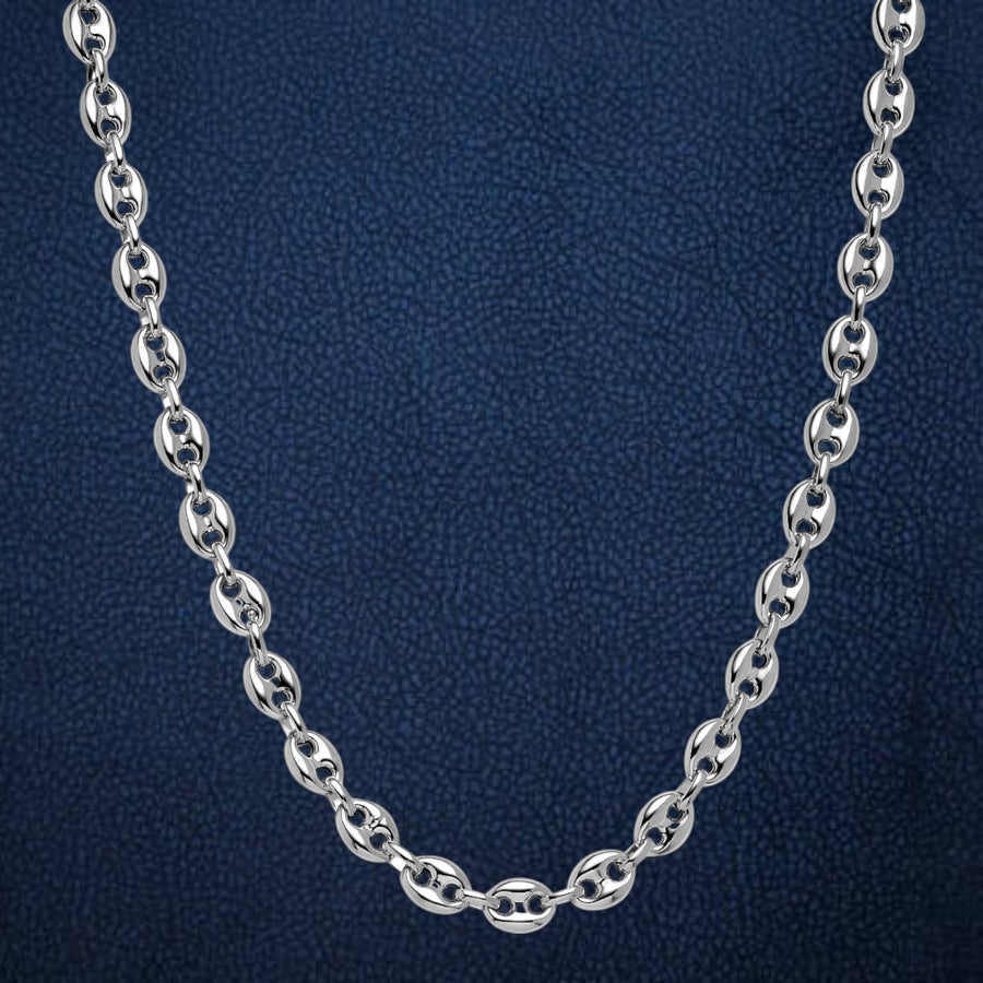 Silver Puffed Gucci Link Chain - Sterling Silver Chains Collection for ...