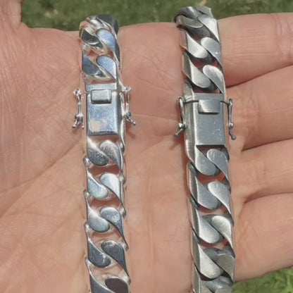 925 Sterling Silver 12mm Modern Miami Cuban Chain Necklace