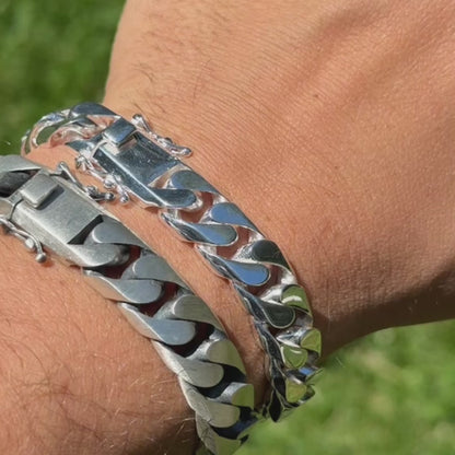 925 Sterling Silver 12mm Modern Miami Cuban Bracelet
