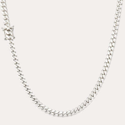 999 Fine Silver 10mm Miami Cuban Chain Necklace